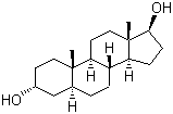 5a-雄甾烷-3a,17b-二醇分子结构 (CAS 1852-53-5)