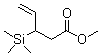 结构式 CAS# 185411-12-5, 3-(三甲基硅烷基)-4-戊烯酸甲酯