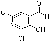 2,6-Dichloro-3-hydroxy-4-pyridinecarboxaldehyde molecular structure (CAS 185423-26-1)
