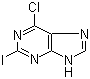 2-碘-6-氯嘌呤分子结构 (CAS 18552-90-4)