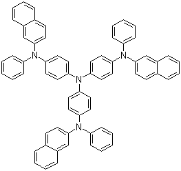 4,4',4''-Tris[2-naphthyl(phenyl)amino]triphenylamine molecular structure (CAS 185690-41-9)