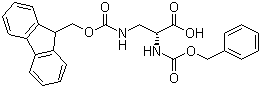 N-Cbz-N'-Fmoc-D-2,3-diaminopropionic acid molecular structure (CAS 185968-90-5)