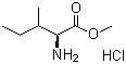 structure of CAS# 18598-74-8, Methyl L-isoleucinate hydrochloride;L-Isoleucine methyl ester hydrochloride