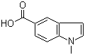 1-Methyl-1H-indole-5-carboxylic acid molecular structure (CAS 186129-25-9)