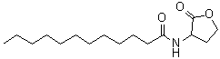 N-月桂酰-DL-高丝氨酸内酯分子结构 (CAS 18627-38-8)