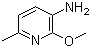 structure of CAS# 186413-79-6, 2-Methoxy-6-methyl-3-pyridinamine;3-Amino-2-methoxy-6-picoline
