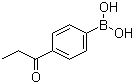 4-(Propionyl)phenylboronic acid molecular structure (CAS 186498-36-2)