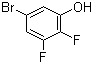 5-Bromo-2,3-difluorophenol molecular structure (CAS 186590-26-1)