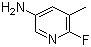 2-Fluoro-3-methyl-5-aminopyridine molecular structure (CAS 186593-48-6)