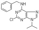 2-Chloro-6-benzylamino-9-isopropylpurine molecular structure (CAS 186692-41-1)