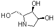 rel-(2R,3R,4S)-2-(Hydroxymethyl)-3,4-pyrrolidinediol molecular structure (CAS 186759-56-8)