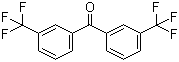 3,3'-双(三氟甲基)二苯甲酮分子结构 (CAS 1868-00-4)