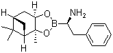 (alphaR,3aS,4S,6S,7aR)-Hexahydro-3a,5,5-trimethyl-alpha-(phenylmethyl)-4,6-methano-1,3,2-benzodioxaborole-2-methanamine molecular structure (CAS 186906-12-7)