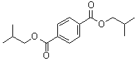 对苯二甲酸二异丁基酯分子结构 (CAS 18699-48-4)