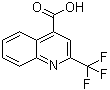 2-(三氟甲基)-4-喹啉羧酸分子结构 (CAS 18706-39-3)