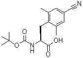 4-Cyano-N-[(1,1-dimethylethoxy)carbonyl]-2,6-dimethyl-L-phenylalanine molecular structure (CAS 1870867-59-6)