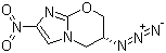 (6S)-6-叠氮-6,7-二氢-2-硝基-5H-咪唑并[2,1-b][1,3]恶嗪分子结构 (CAS 187235-64-9)