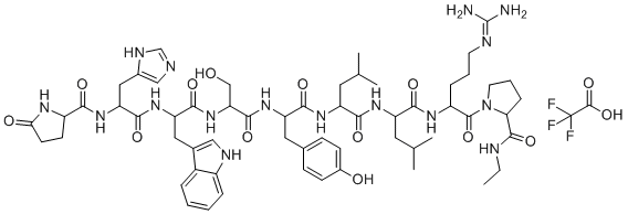 Leuprolide Acetate EP Impurity F molecular structure (CAS 1872435-00-1)