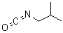 structure of CAS# 1873-29-6, Isobutyl isocyanate;1-Isocyanato-2-methylpropane; 2-Methylpropyl isocyanat