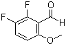 2,3-Difluoro-6-methoxybenzaldehyde molecular structure (CAS 187543-87-9)