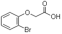 structure of CAS# 1879-56-7, (2-Bromophenoxy)acetic acid;2-(2-Bromophenoxy)acetic acid; o-Bromophenoxyacetic acid