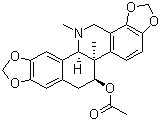 乙酰紫堇灵分子结构 (CAS 18797-80-3)