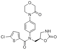 Rivaroxaban Oxo Amine Amide Impurity molecular structure (CAS 1879903-65-7)