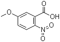 structure of CAS# 1882-69-5, 5-Methoxy-2-nitrobenzoic acid;2-Nitro-5-methoxybenzoic acid