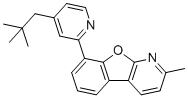 8-[4-(2,2-Dimethylpropyl)-2-pyridinyl]-2-(methyl)-benzofuro[2,3-b]pyridine molecular structure (CAS 1883377-30-7)