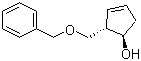 结构式 CAS# 188399-48-6, (1R,2S)-2-(苄氧甲基)-3-环戊烯-1-醇
