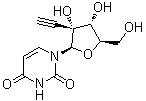 结构式 CAS# 188413-98-1, 2'-C-乙炔基尿苷
