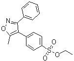 4-(5-Methyl-3-phenyl-4-isoxazolyl)benzenesulfonic acid ethyl ester molecular structure (CAS 1884279-18-8)