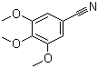 结构式 CAS# 1885-35-4, 3,4,5-三甲氧基苯甲腈