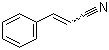 structure of CAS# 1885-38-7, Cinnamonitrile;E-3-Phenyl-2-propenenitrile; trans-Cinnamonitrile