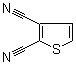 structure of CAS# 18853-42-4, 2,3-Dicyanothiophene;2,3-Thiophenedicarbonitrile; NSC 149704