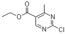2-Chloro-4-methyl-5-pyrimidinecarboxylic acid ethyl ester molecular structure (CAS 188781-08-0)