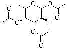 2,6-Dideoxy-2-fluoro-L-galactopyranose triacetate molecular structure (CAS 188783-78-0)