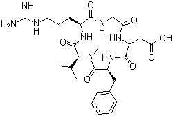 Cilengitide molecular structure (CAS 188968-51-6)