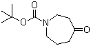 4-氧代氮杂环庚烷-1-羧酸叔丁酯分子结构 (CAS 188975-88-4)