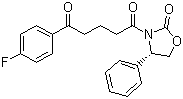 (4S)-3-[5-(4-Fluorophenyl)-1,5-dioxopenyl]-4-phenyl-2-oxazolidinone molecular structure (CAS 189028-93-1)
