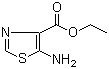 5-氨基噻唑-4-甲酸乙酯分子结构 (CAS 18903-18-9)