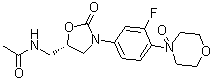N-[[(5S)-3-[3-Fluoro-4-(4-oxido-4-morpholinyl)phenyl]-2-oxo-5-oxazolidinyl]methyl]acetamide molecular structure (CAS 189038-36-6)
