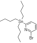 2-Bromo-6-(tributylstannyl)pyridine molecular structure (CAS 189083-81-6)