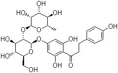 结构式 CAS# 18916-17-1, 柚皮苷二氢查尔酮; 柚皮甙二氢查尔酮
