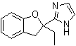 2-(2-Ethyl-2,3-dihydro-2-benzofuranyl)-1H-imidazole molecular structure (CAS 189224-48-4)