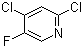 2,4-二氯-5-氟吡啶分子结构 (CAS 189281-48-9)