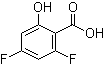 2,4-Difluoro-6-hydroxybenzoic acid molecular structure (CAS 189283-54-3)