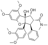 3'-Methoxyrocaglamide molecular structure (CAS 189322-69-8)