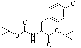 N-[(1,1-Dimethylethoxy)carbonyl]-L-tyrosine 1,1-dimethylethyl ester molecular structure (CAS 18938-60-8)
