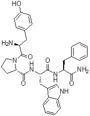 Endomorphin 1 molecular structure (CAS 189388-22-5)